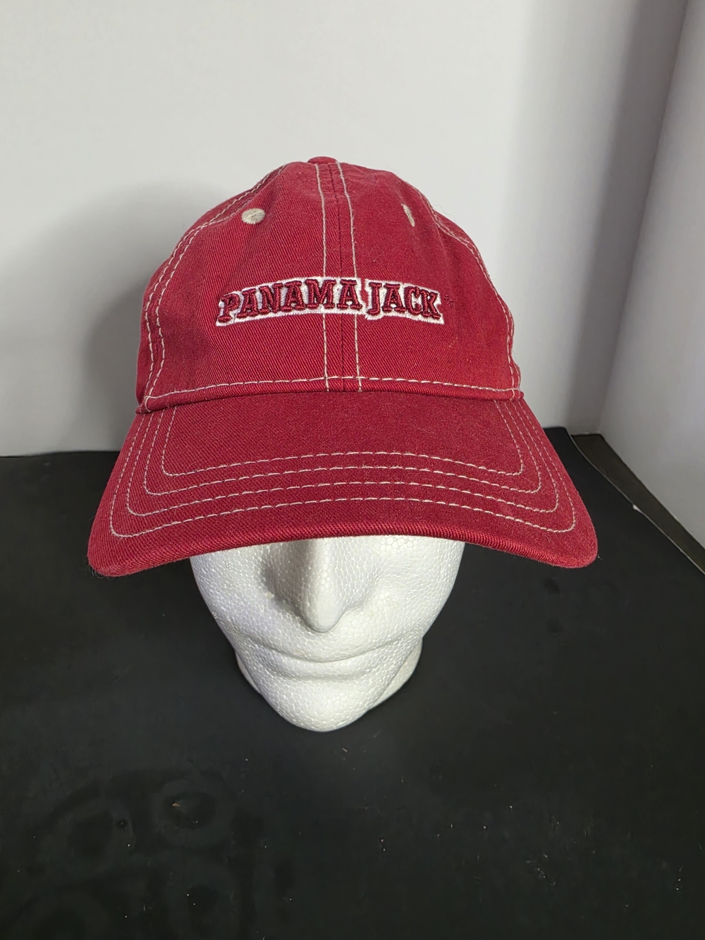 Panama Jack Red Cotton Baseball Cap
